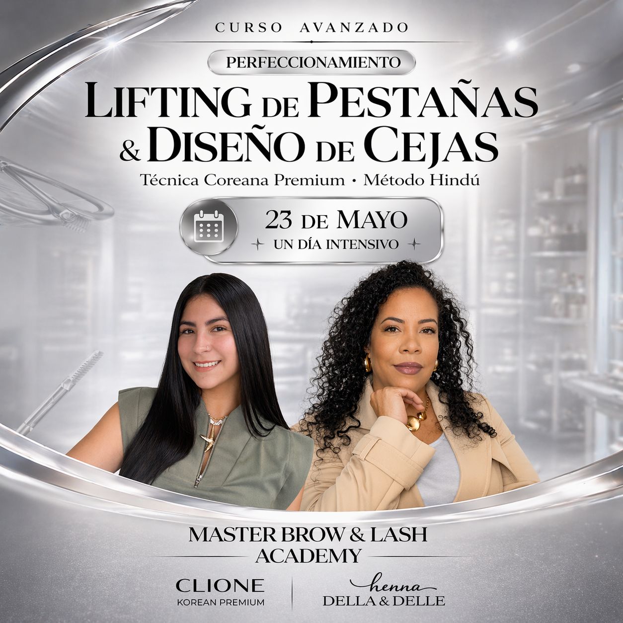 CURSO AVANZADO LIFTING DE PESTAÑAS Y DISEÑO DE CEJAS